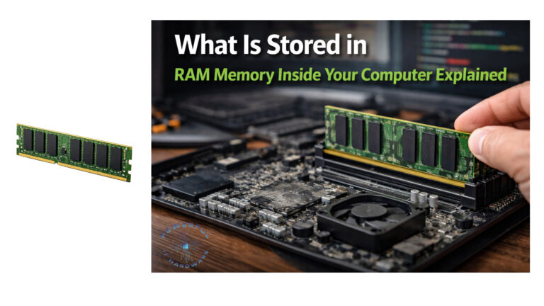 what is stored in ram memory