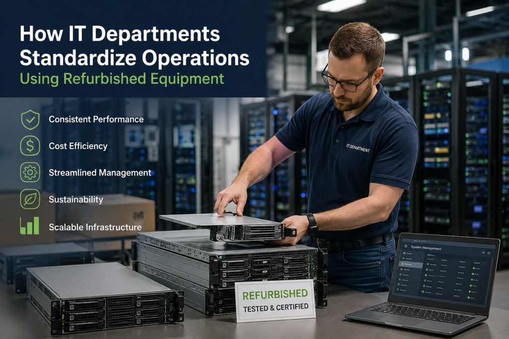 How IT Departments Standardize Operations Using Refurbished Equipment