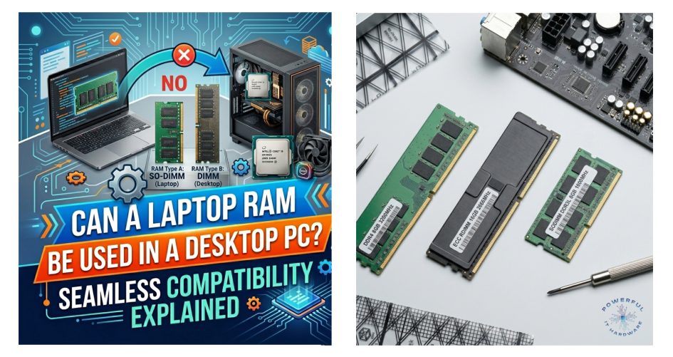 can a laptop ram be used in a desktop